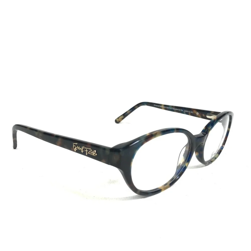 Eyes of Faith Eyeglasses Frames ETERNAL Royal Tortoise Round Full Rim 51-18-135